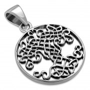 Tree of Life Celtic Silver Pendant, pn616